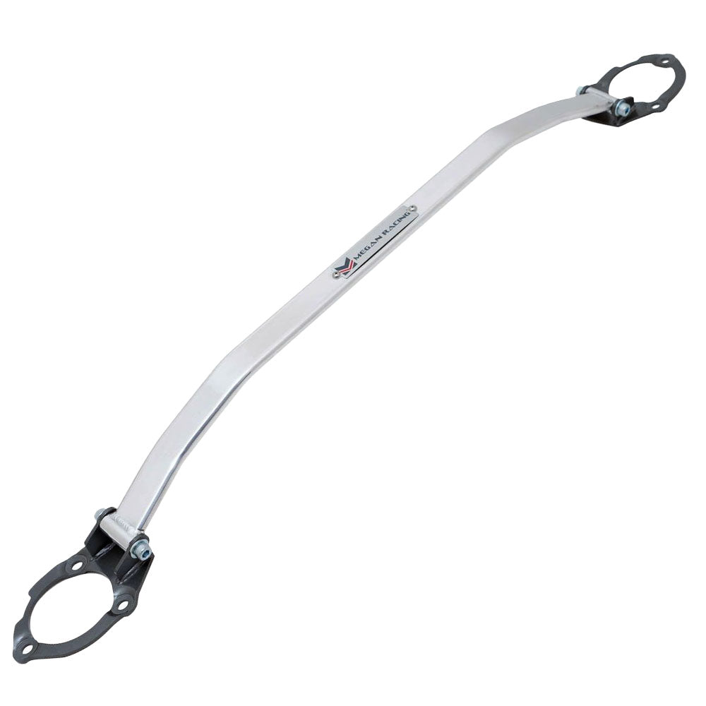 Megan Front Upper Polish Tower Brace Strut Bar For 82-91 BMW E30 3-Series MR-SB-E30FU-1P