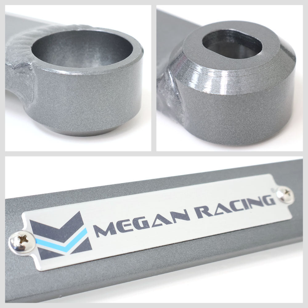 Megan Racing Rear Lower Gunmetal Race Spec Strut Bar For 06-11 Honda Civic MR-SB-HC06RL-G