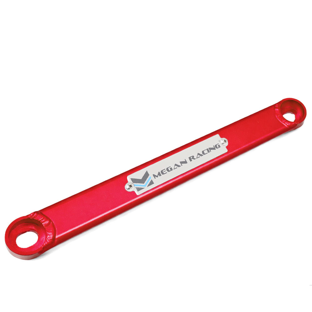 Megan Racing Rear Lower Red Race Spec Strut Bar For 06-11 Honda Civic MR-SB-HC06RL-R