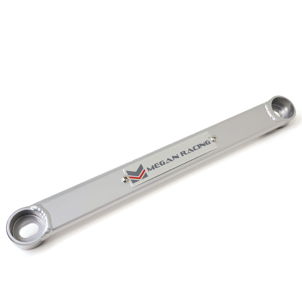 Megan Racing Rear Lower Silver Race Spec Strut Bar For 06-11 Honda Civic MR-SB-HC06RL-S