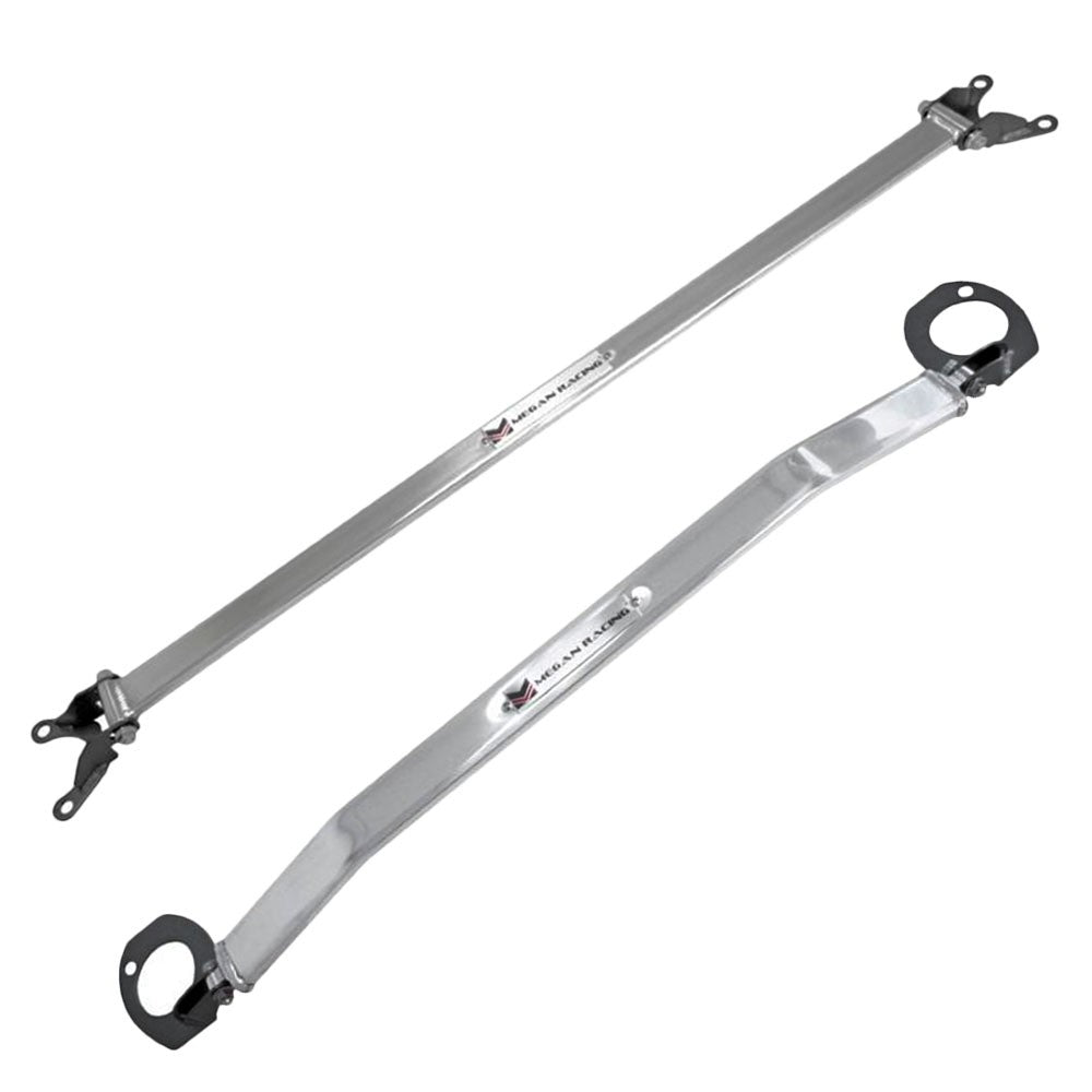 Megan Front Upper/Rear Upper Strut Tower Brace Bar 88-00 Civic MR-SB-HC88FU1P+RU-1P