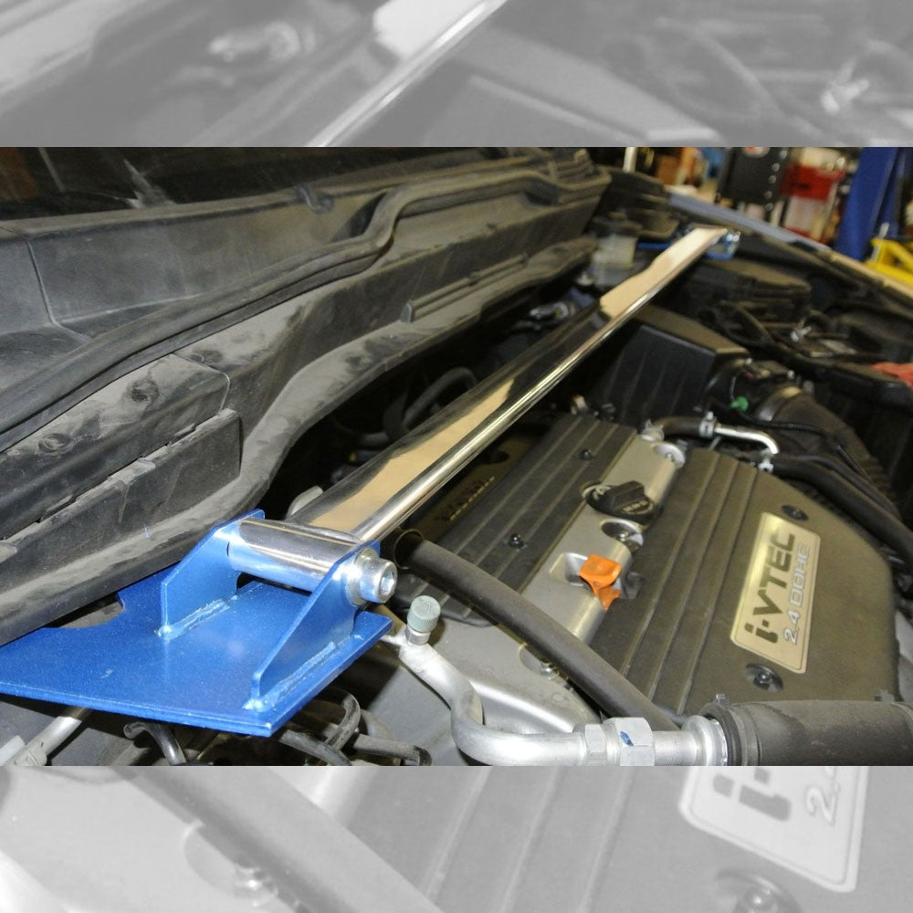 Megan Polish Front Upper Strut Tower Brace Bar For 07-11 Honda CR-V RE1RE5 RE7