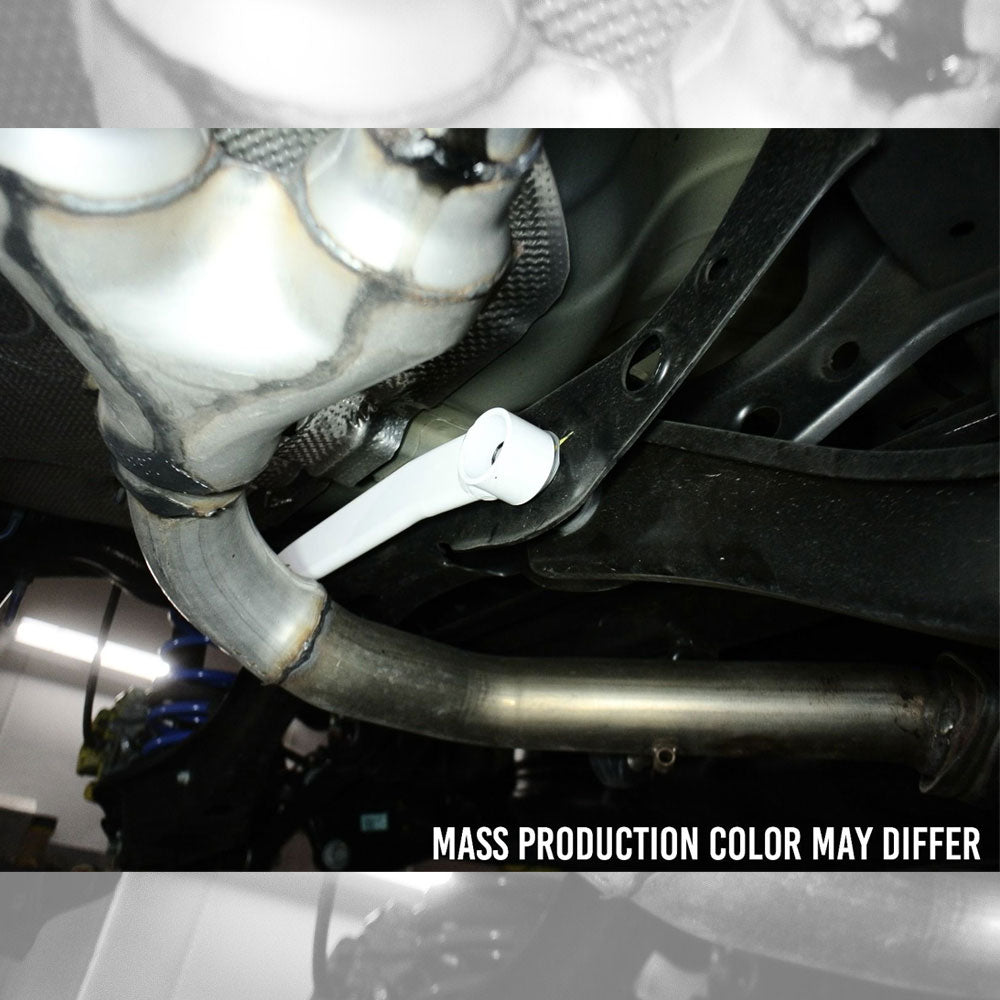Megan Race Spec Blue Rear Lower Strut Bar Brace For 17-20 Hyundai Elantra Sport w/Multi-Link (AD 6th Gen)