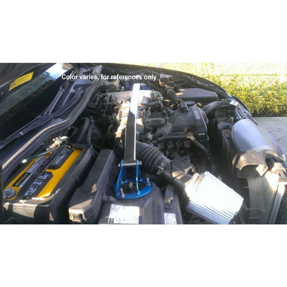Megan Racing Front Upper Polish Race Spec Strut Bar For 98-05 GS300 GS400 GS430