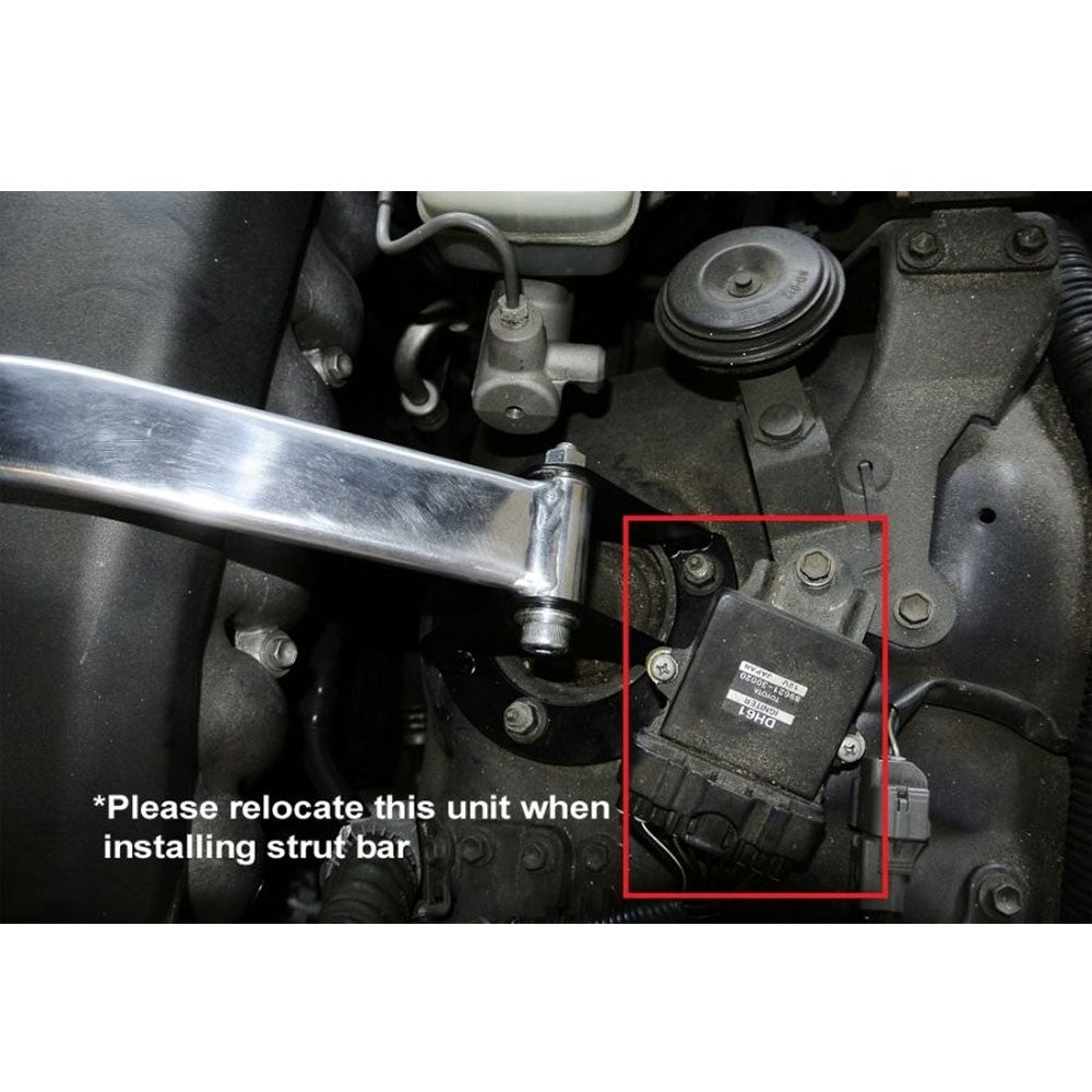 Megan Racing Front Upper Polish Race Tower Brace Strut Bar For 01-05 Lexus IS300-Strut Bar & Parts-BuildFastCar