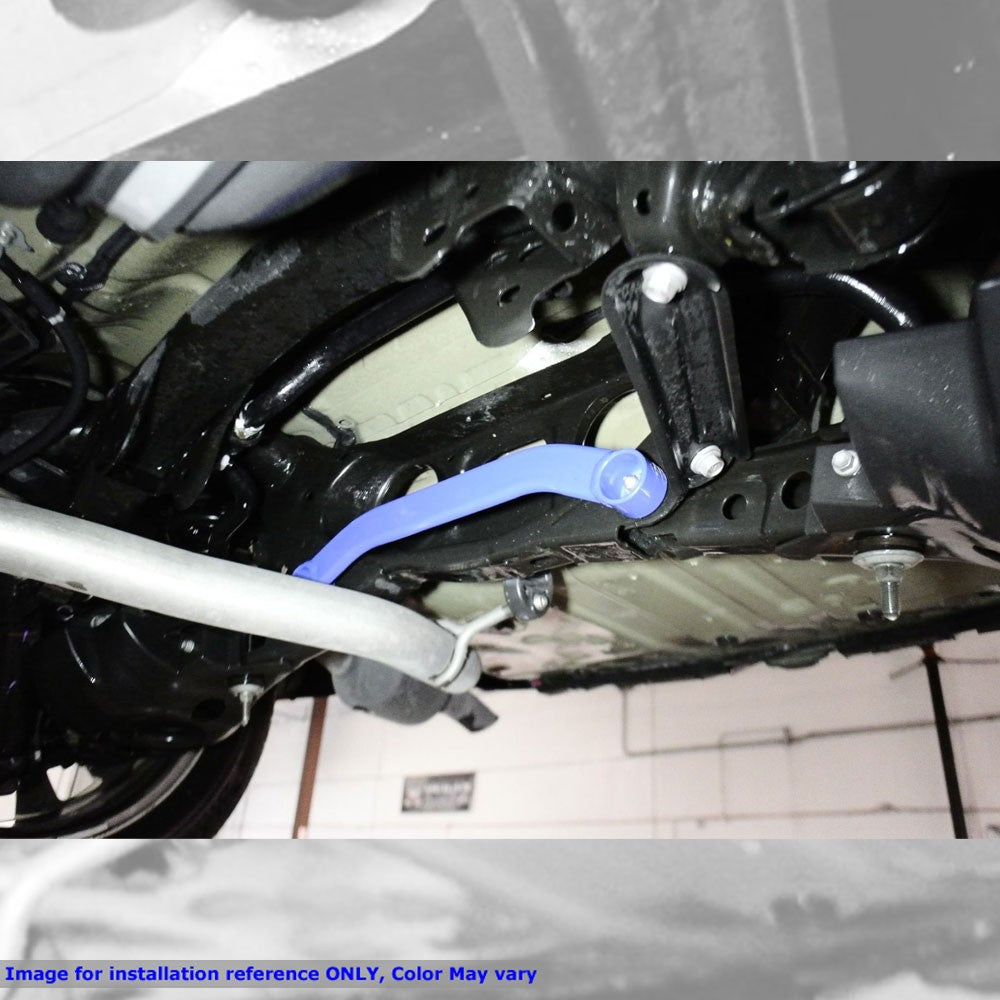 Megan Racing Front Strut Tower Brace - Polished Aluminum Race Spec Bar For Enhanced Handling