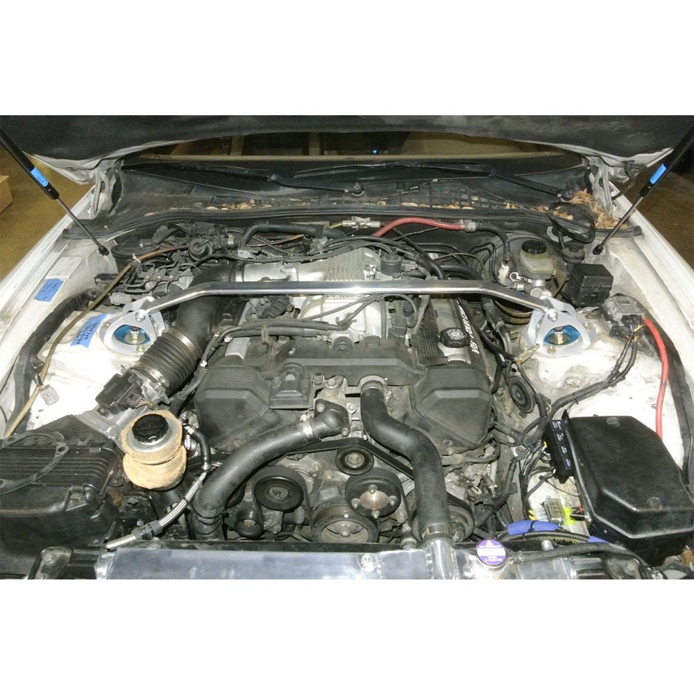 Megan Racing Front Upper Polish Race Spec Strut Bar For 92-00 SC300/86-97 Supra