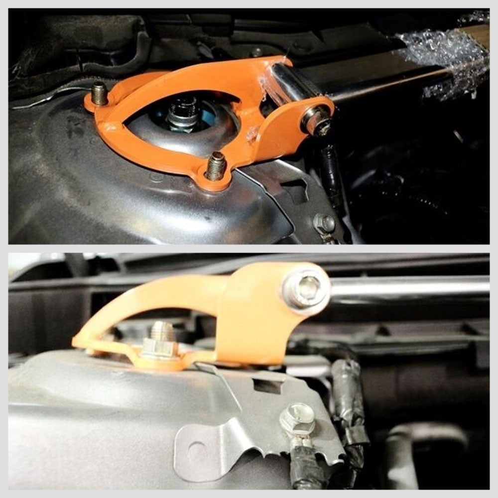 Megan Racing Front Upper Polish Race Spec Strut Bar For 14-17 Mazda 3 BM BN