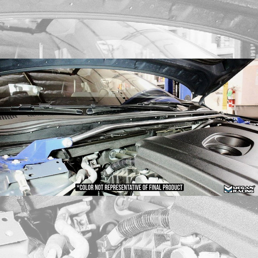 Megan Racing Polish Race Spec Front Upper Strut Bar For 19-25 Mazda 3 BP 4th Gen