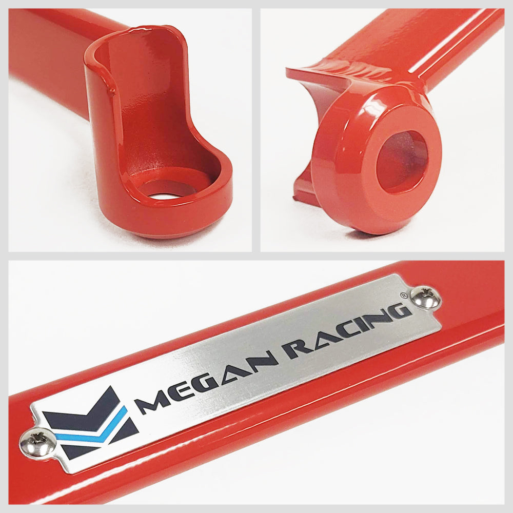 Megan Red Race Spec Front & Rear Lower Tower Strut Bar03-09 Nissan 350Z Z33 MR-SB-N3ZFL-R, MR-SB-N3ZRL-R