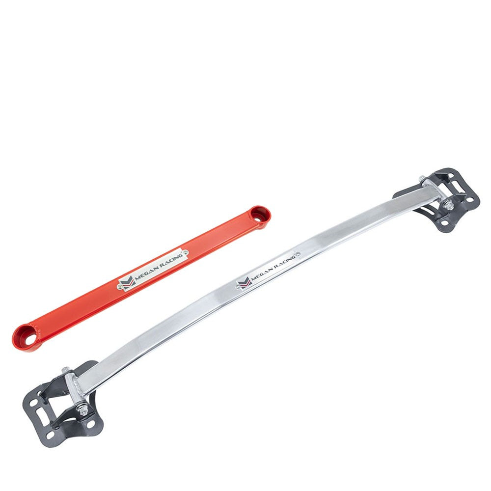 Megan Front Upper & Rear Lower Polish Race Strut Bar03-09 350Z Z33 MR-SB-N3ZFU-1P, MR-SB-N3ZRL-R