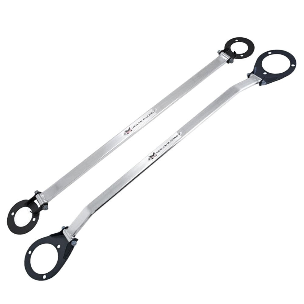Megan Racing Front &Rear Upper Red Race Strut Bar For 89-94 Nissan 240SX S13