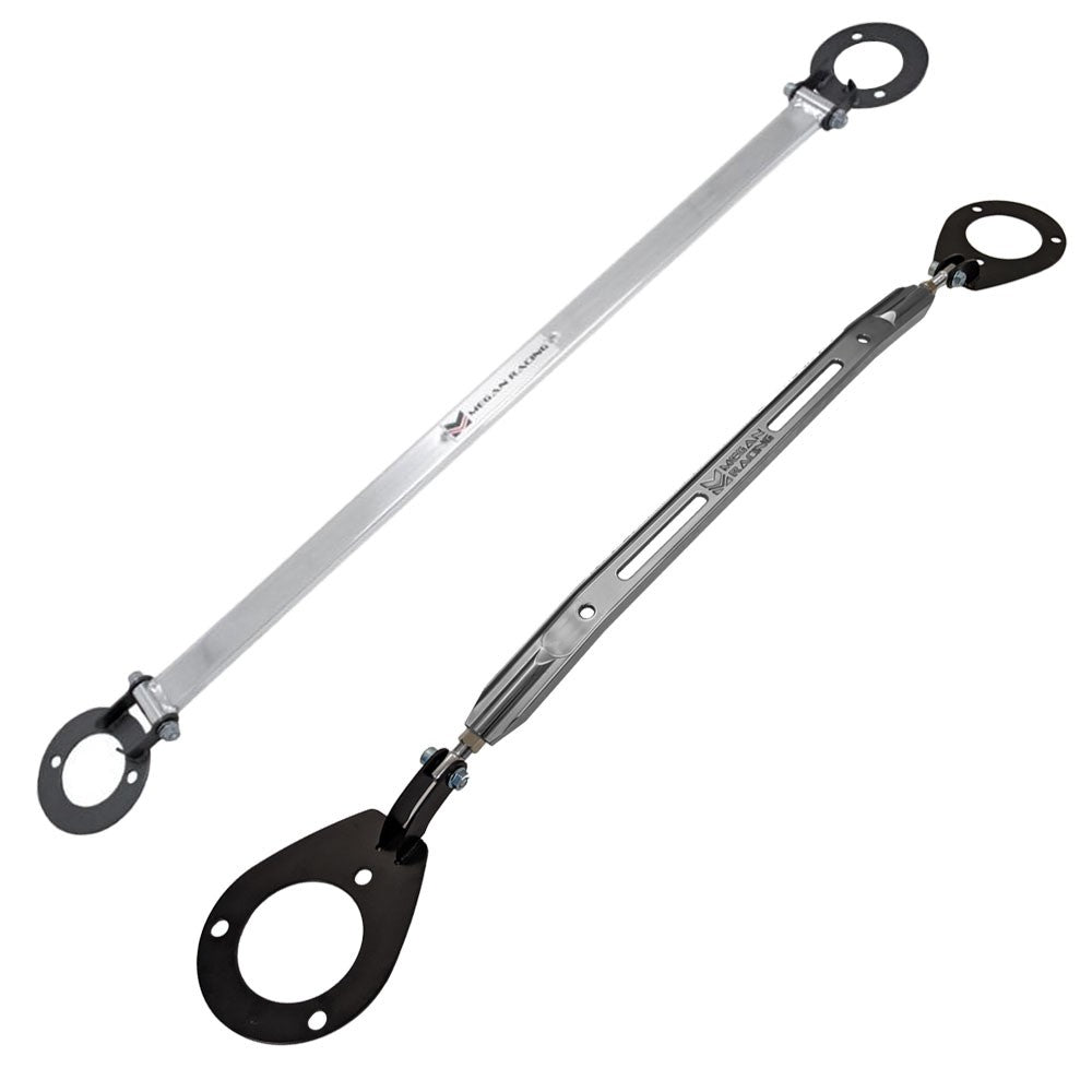 Megan Front&Rear Upper Strut Tower Brace Bar 89-94 240SX S13 MR-SB-NS13FU-G+13RU-1P