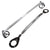 Megan Front&Rear Upper Strut Tower Brace Bar 95-98 240SX S14 MR-SB-NS13FU-G+14RU-1P