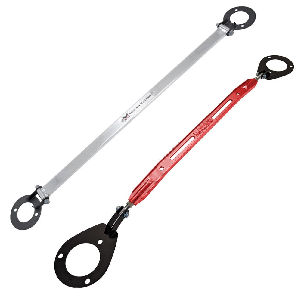 Megan Front&Rear Upper Strut Tower Brace Bar 89-94 Nissan 240SX S13 MR-SB-NS13FU-R+13RU-1P