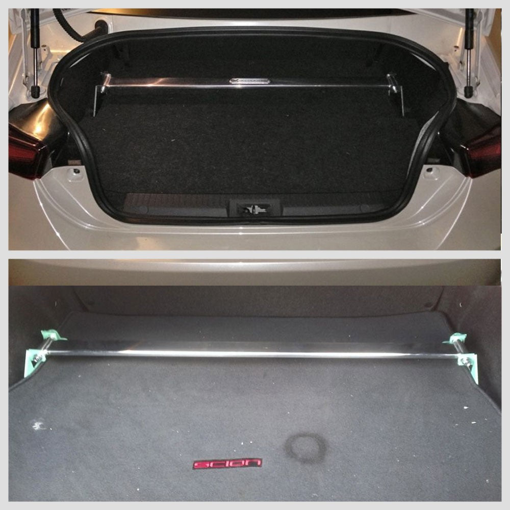 Megan Alu/Red Rear Upper/Rear Lower Strut Tower Brace Bar For 13-20 FRS BRZ 86