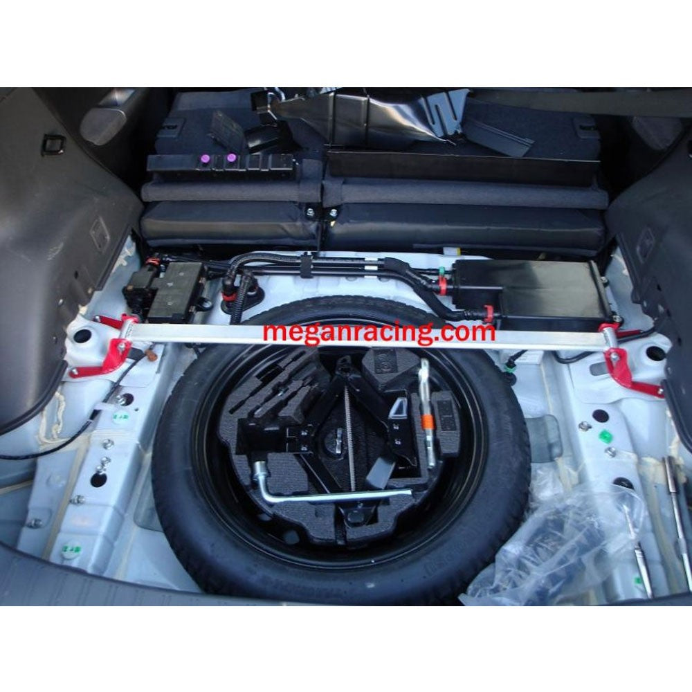 Megan Alu Front&Rear Upper+Rear Lower Strut Tower Bar For 08-14 Subaru WRX/STI