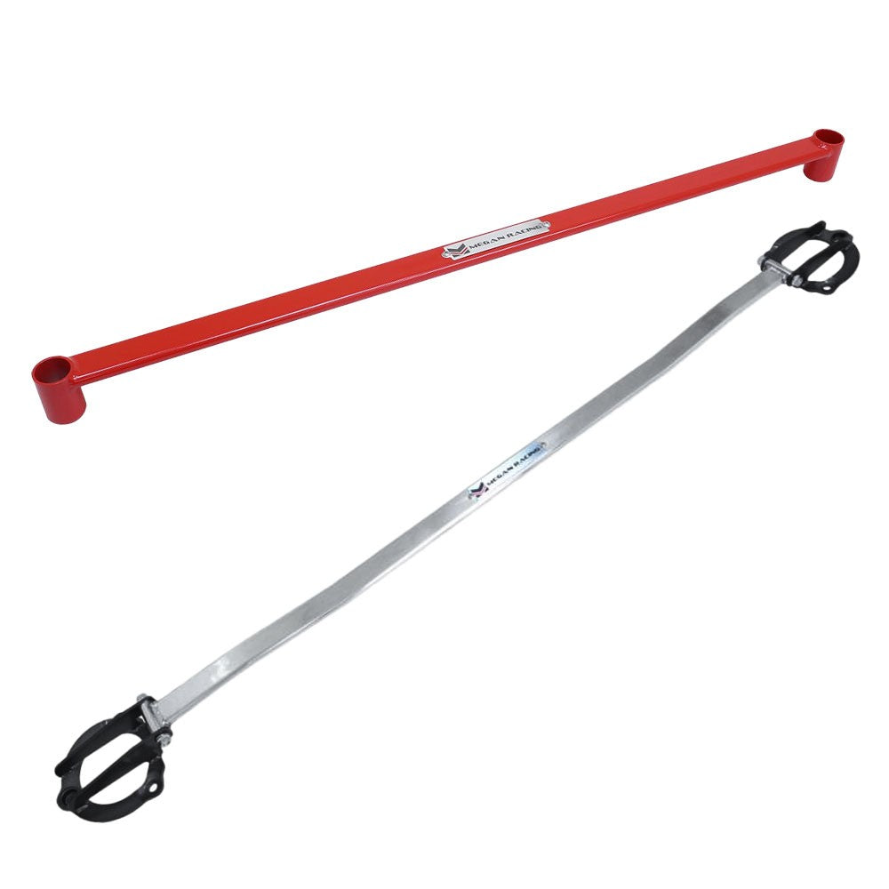 Megan Racing Red Front Upper/Front Lower Strut Bar 11-20 Sienna XL30 MR-SB-TSE11FU-1P+FL-R