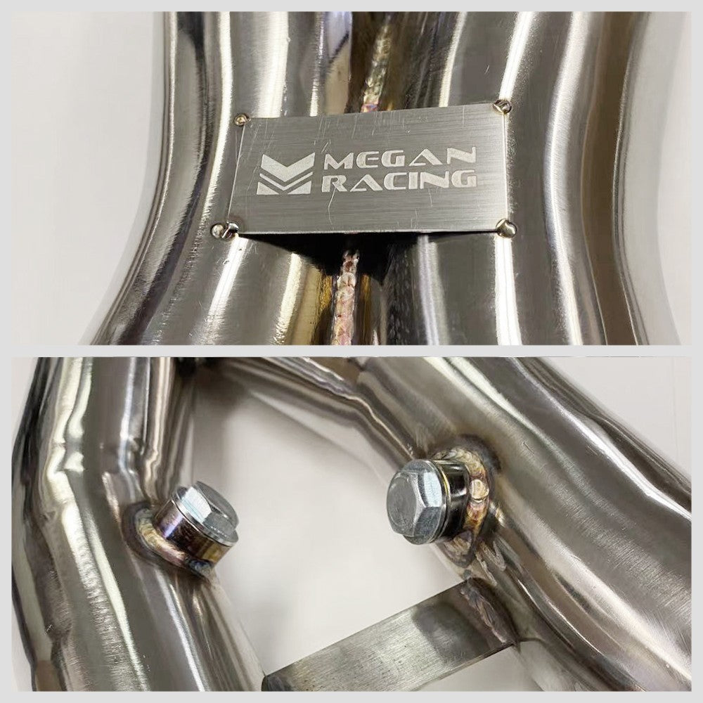 Megan Racing Stainless Header Exhaust w/X-Pipe For 97-04 Corvette C5 LS1/LS6 V8