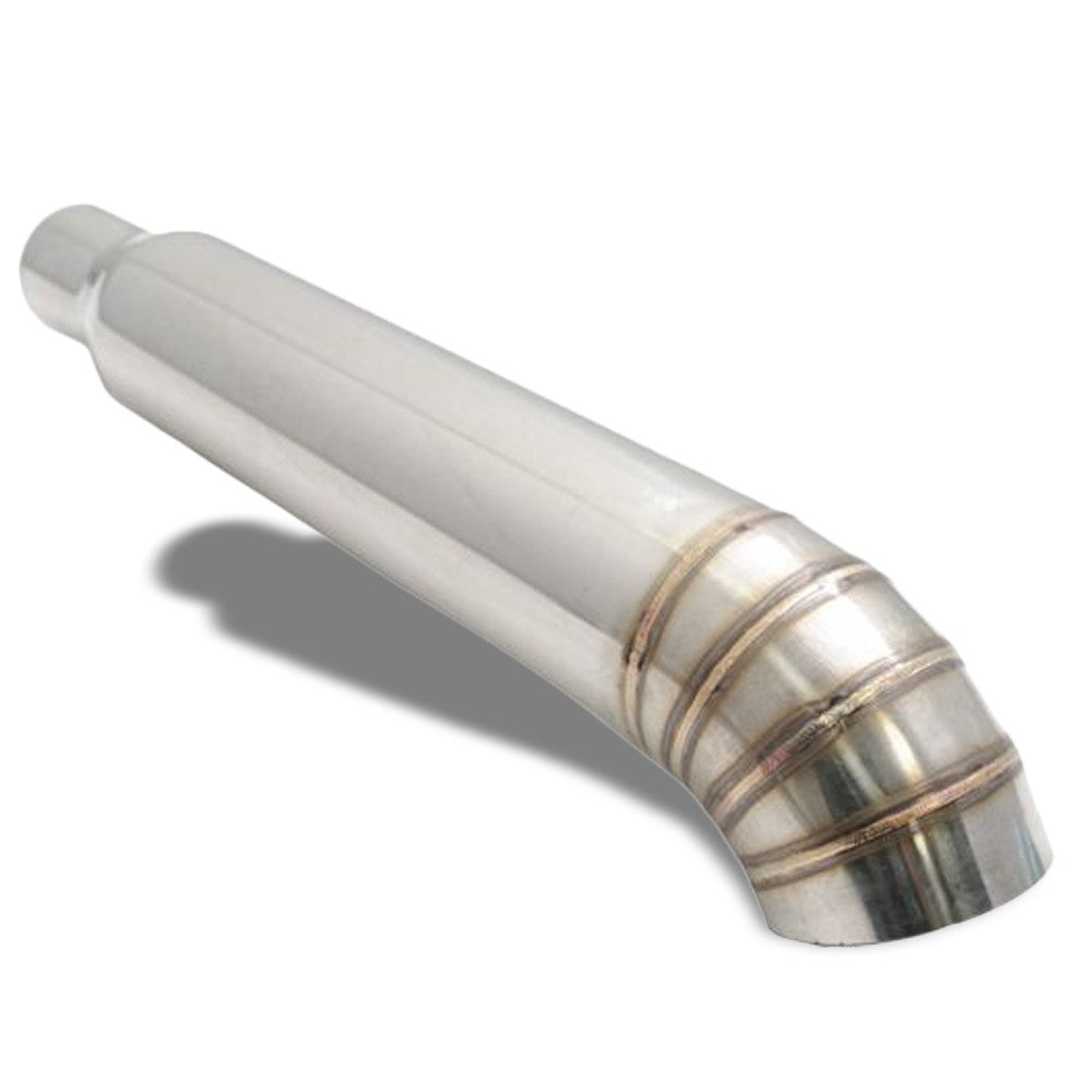 Megan Stainless 3"-4" VIP Single Turn Down Blast Exhaust Muffler Tip MR-UT-FD-S4