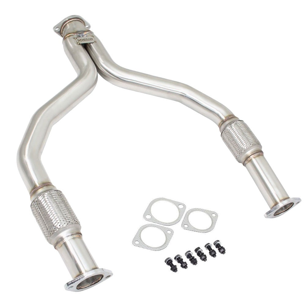 Megan Racing Rear Y-Pipe Infiniti Q50 AWD/RWD Twin-Turbo Red Sport V37 MR-YP-1611