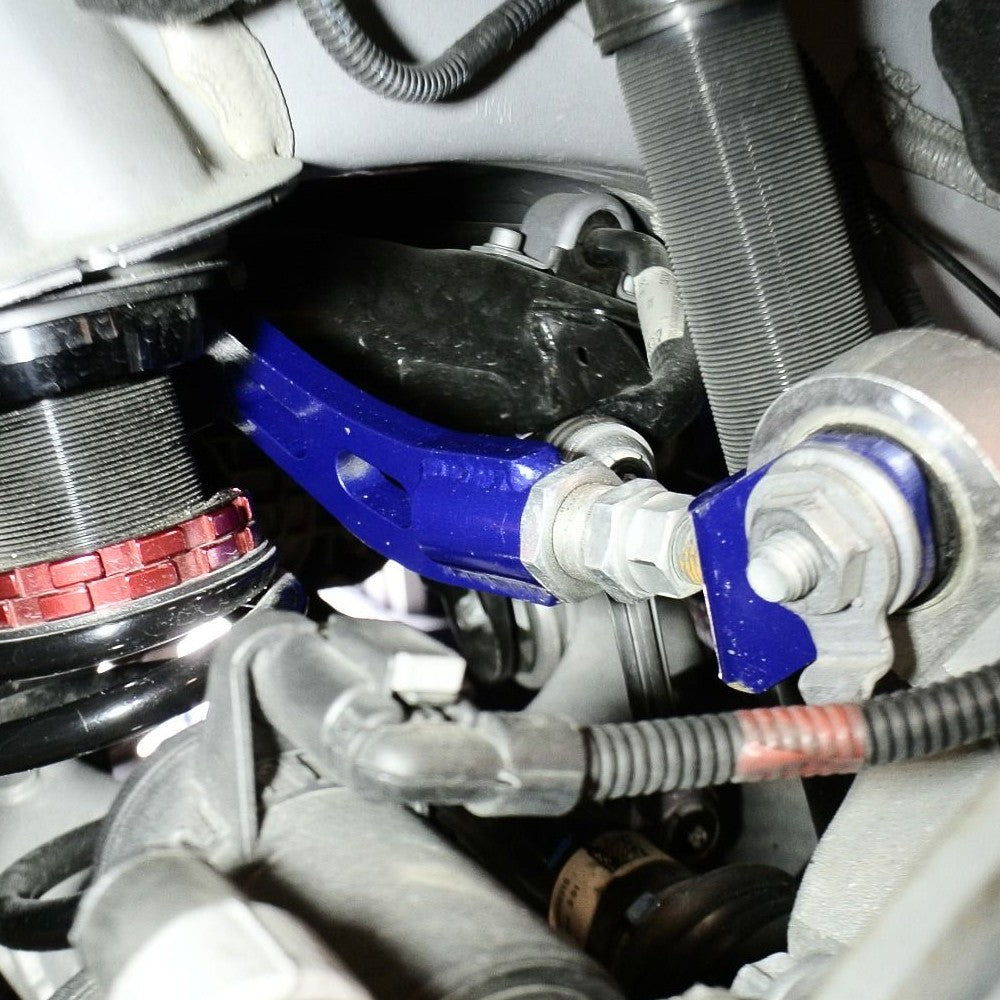 Megan Racing Blue Rear (Rear Upper) Camber Kit for For 17-21 Alfa Romeo Giulia