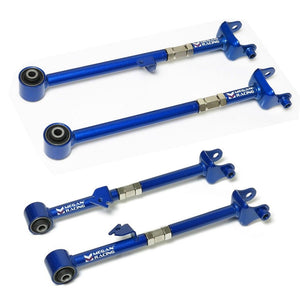 Megan Racing Blue Rear Upper Traction/Camber/Toe Arm Kit For 08-17 Honda Accord-Suspension Arms-BuildFastCar