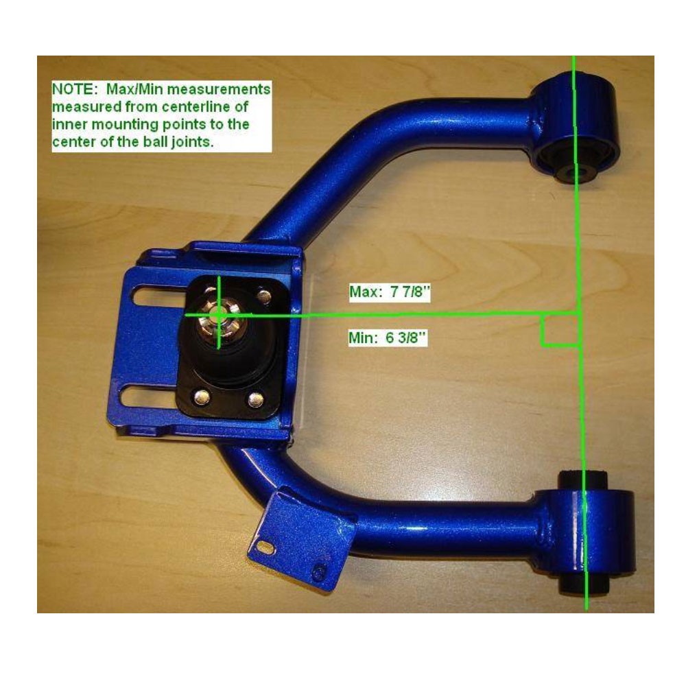 Megan Racing Blue Front Upper Camber Kit For 08-12 Accord/09-14 Crosstour-Suspension Arms-BuildFastCar