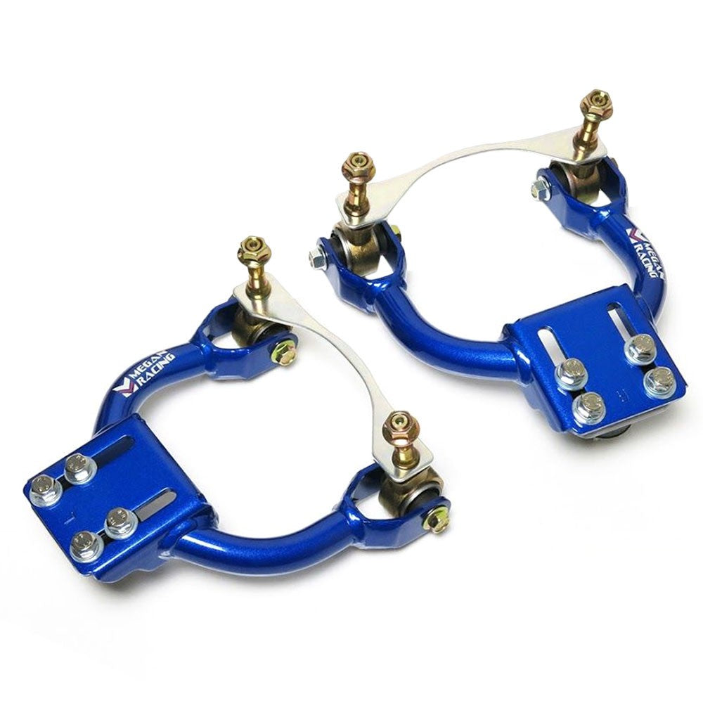 Megan Racing Blue Front/Upper Camber Control Arms For 92-95 Civic/94-01 Integra-Suspension Arms-BuildFastCar