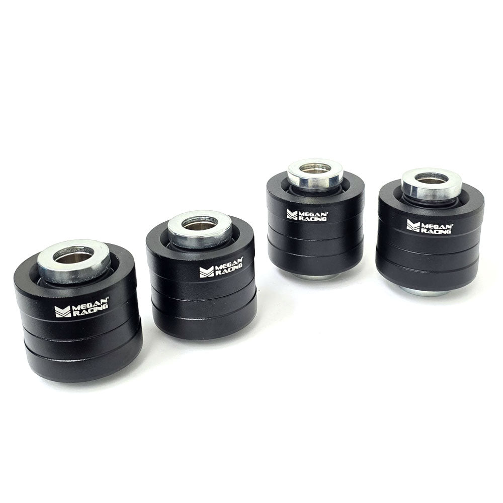 Megan Racing Silver Steel Alloy Rear Knuckle Bushing For 06-15 Honda Civic-Suspension Arms MRS-HA-0606