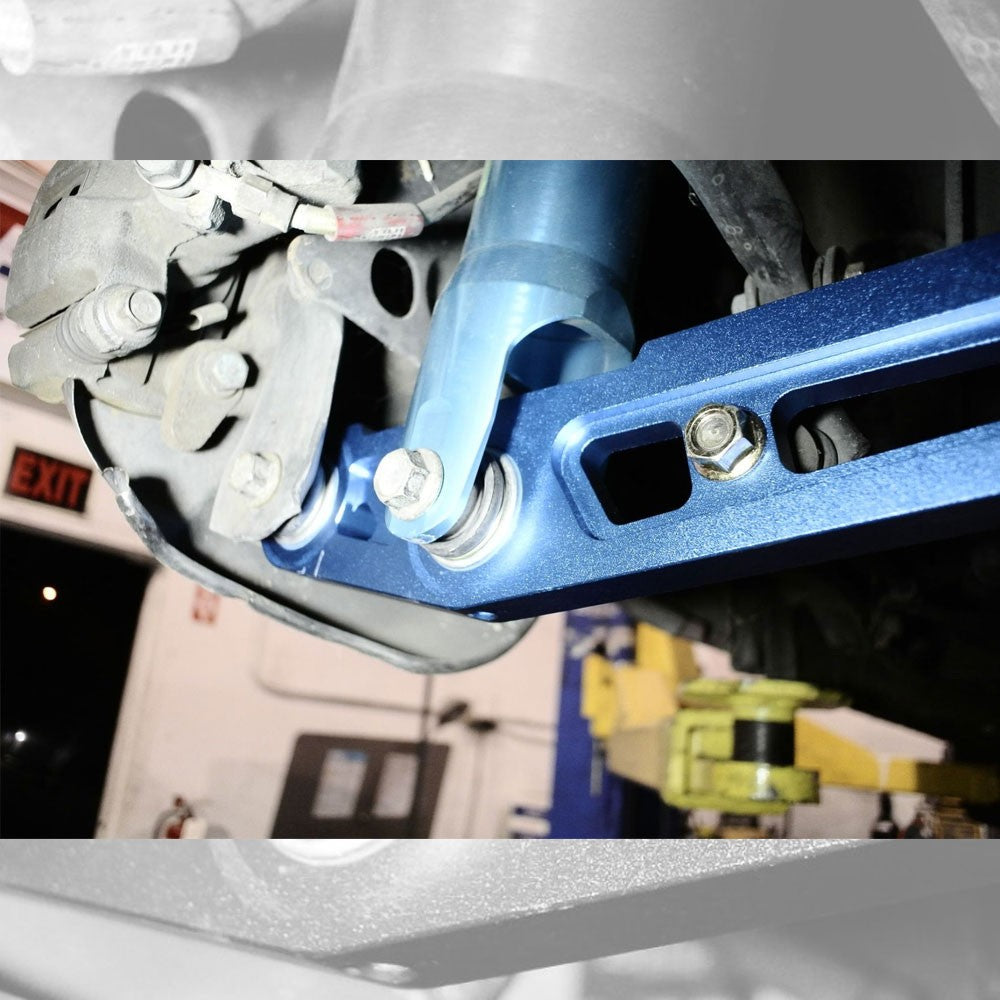 Megan Racing Blue Rear Lower Spherical Control Arm For 94-01 Integra/88-95 Civic
