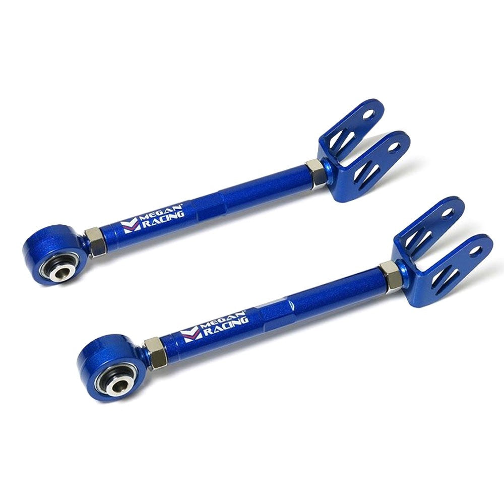 Megan Racing Blue Adjustable Rear Tailing Arms Type-II For 10-15 Genesis Coupe-Suspension Arms-BuildFastCar