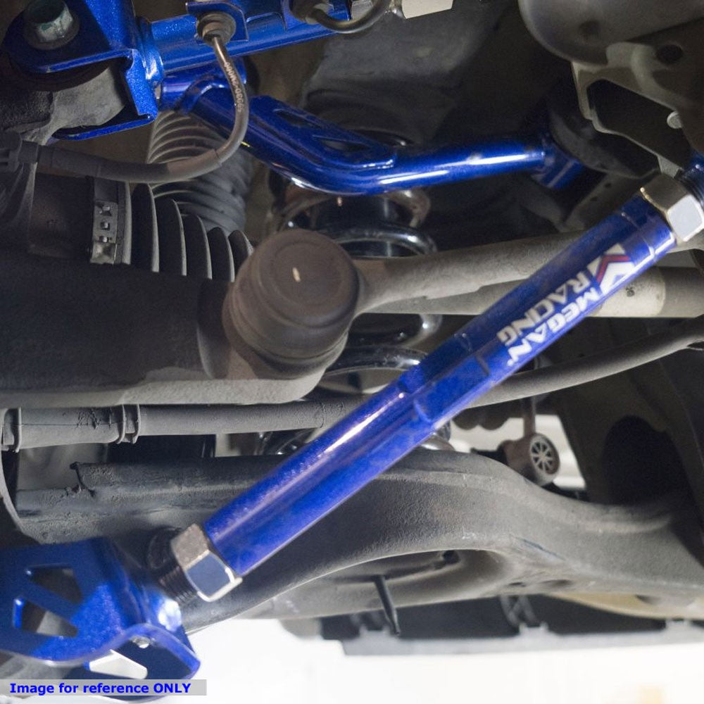 Megan Racing Blue Adjustable Rear Tailing Arms Type-II For 10-15 Genesis Coupe-Suspension Arms-BuildFastCar