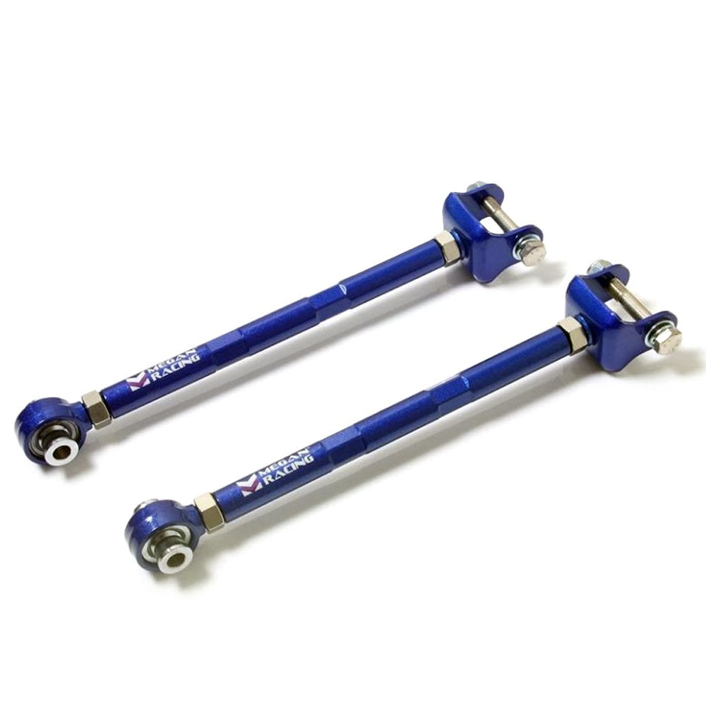 Megan Racing Blue Steel Alloy Adjust Rear Traction Rod Arms For 04-11 Mazda RX-8 MRS-MZ-1480