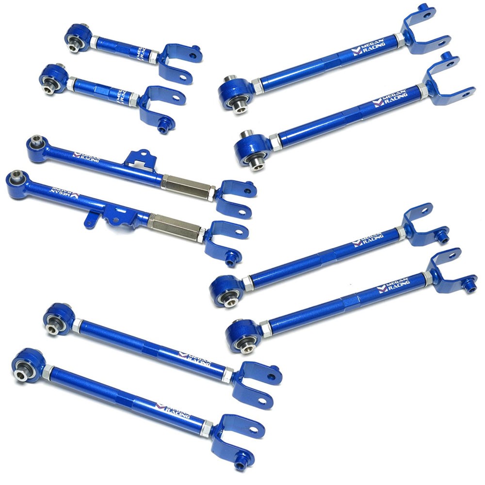 Megan Rear Lower & Rear Upper Control Camber Toe Traction Arm MX5 ND MRS-MZ-1810+1820+1821+1870+1880