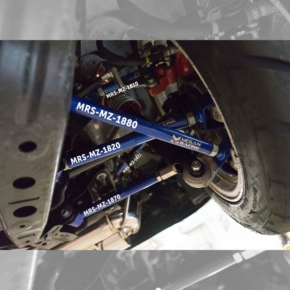Megan Rear Lower+Upper Control/Camber/Toe/Traction Arm Bar For 16+ Mazda MX-5 Miata ND