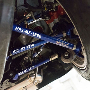 Megan Racing Blue Rear Traction Rod Bar For 16-20 Mazda MX-5 Miata NDMegan Blue Rear Traction Rod Bar For 16-20 Mazda MX-5 Miata ND MRS-MZ-1880