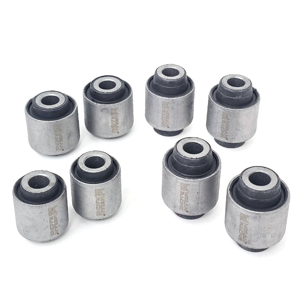 Megan Racing Silver Steel Rear Knuckle Bushings For 03-06 Infiniti G35-Suspension Arms-BuildFastCar