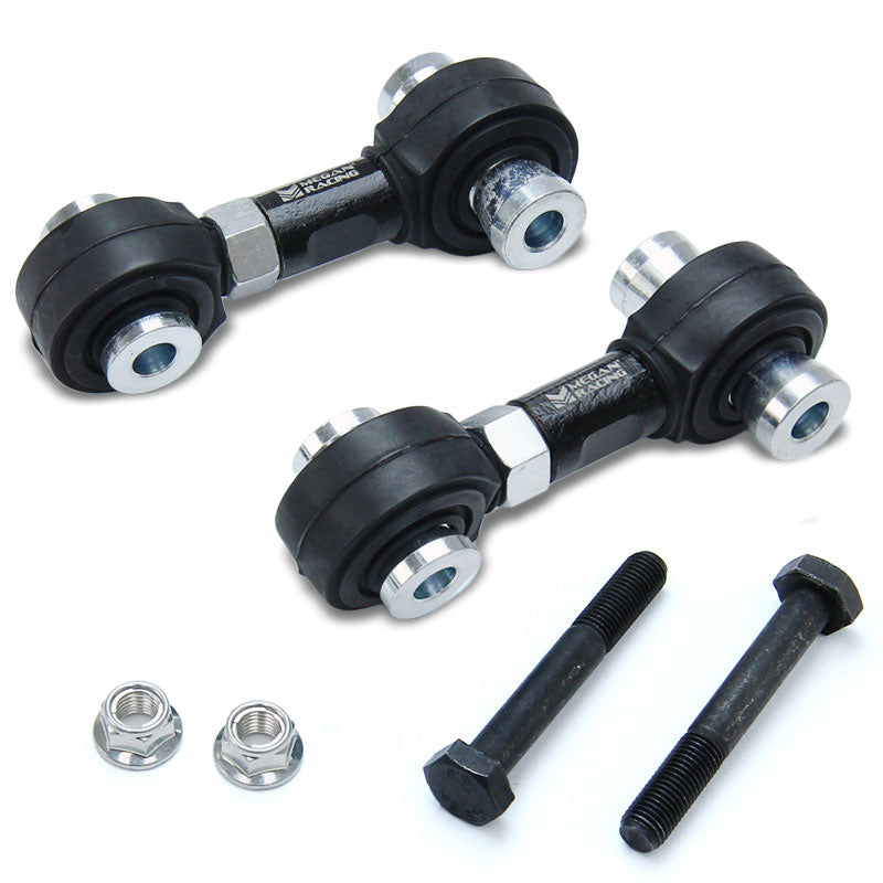 Megan Racing Black Rear Sway Bar Stabilizer Link For 08-17 WRX&amp;STI/13-16 FRS&amp;BRZ-Suspension Arms-BuildFastCar