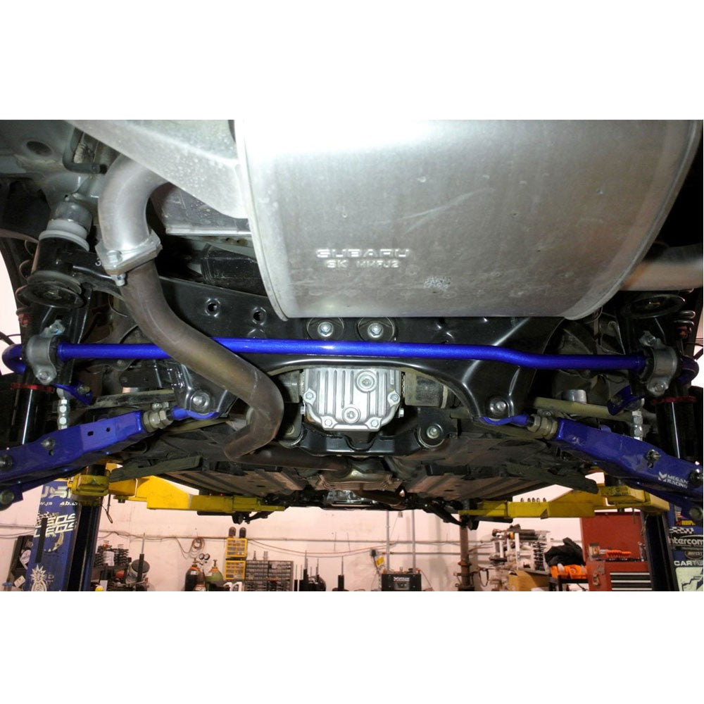 Megan Racing Blue Steel Front+Rear Stabilizer Sway Bar For 15-17 Subaru WRX/STI-Suspension Arms-BuildFastCar