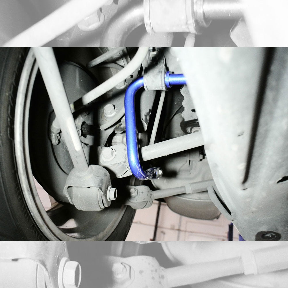 Megan Adjustable 19mm Blue Steel Rear Sway Bar Bushing Kit For 12-17 Camry / 13-18 ES300h ES350