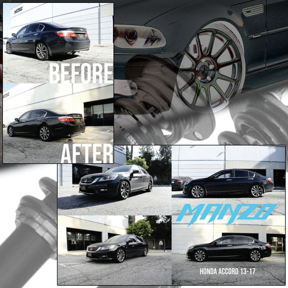 Manzo MZ Series 30-Way Coilover Lowering Springs For 15-19 TLX FWD/13-18 Accord