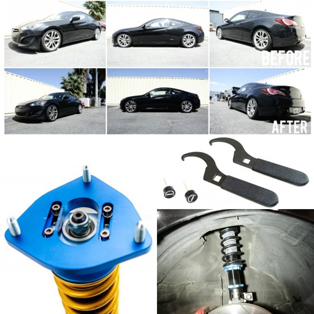 Manzo MZ Series 30-way Coilover Springs System For 08-16 Genesis Coupe BK