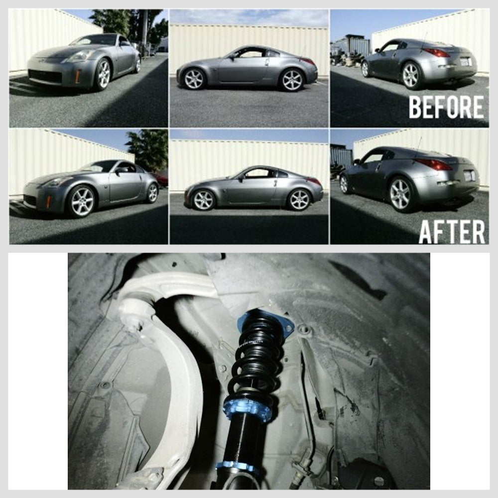 Manzo MZ Series 30-way Coilover Springs Kit For 03-09 350Z/G35 2DR/G35 4DR RWD