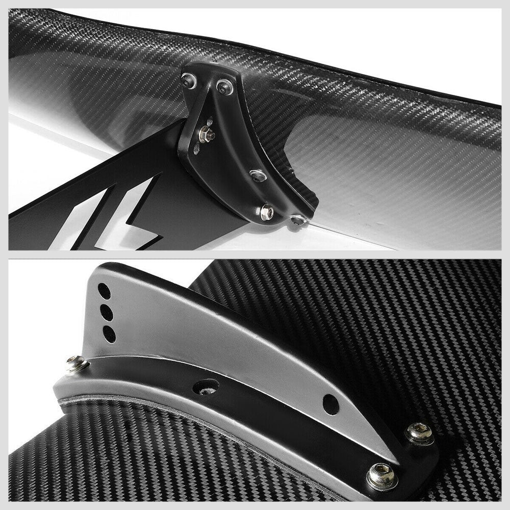NRG Innovations Carbon Fiber Glossy Black Carbon Fiber Pattern GT Style Spoiler