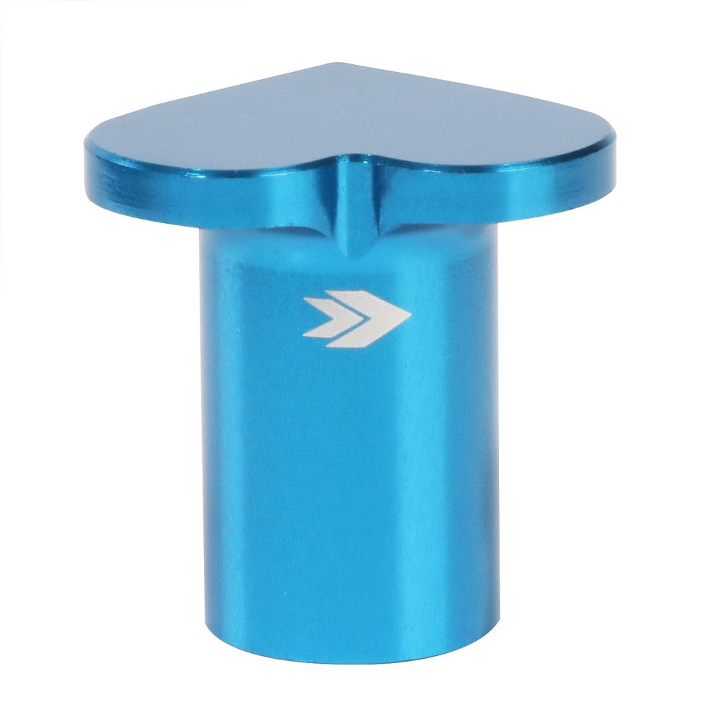 NRG DB-H001BL Aluminum Blue Anodized Heart Brake Button For 89-98 240SX