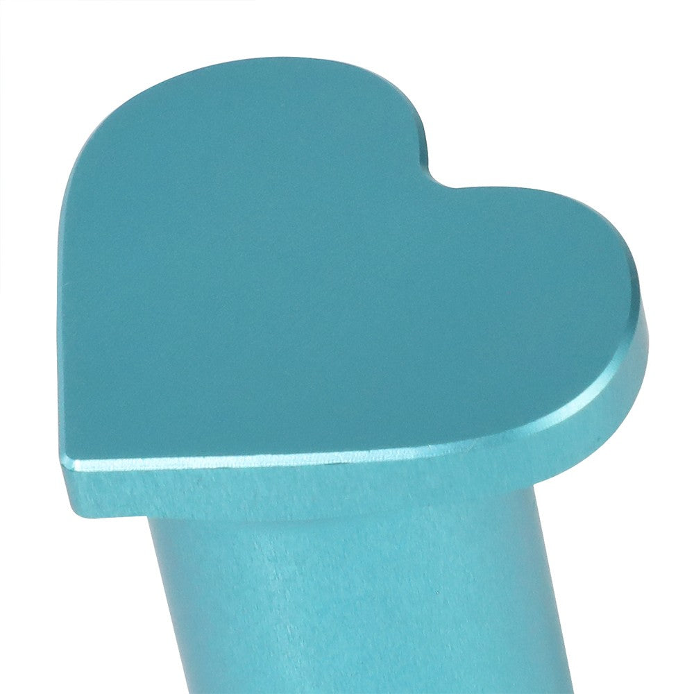 NRG DB-H001MF Aluminum Turquoise Anodized Heart Brake Button For 89-98 240SX
