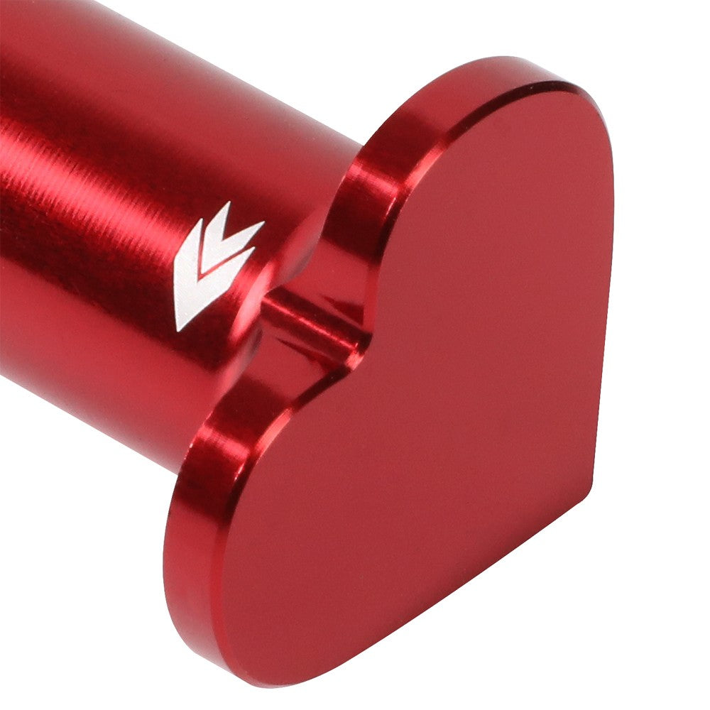 NRG DB-H001RD Aluminum Red Anodized Heart Brake Button For For 89-98 240SX
