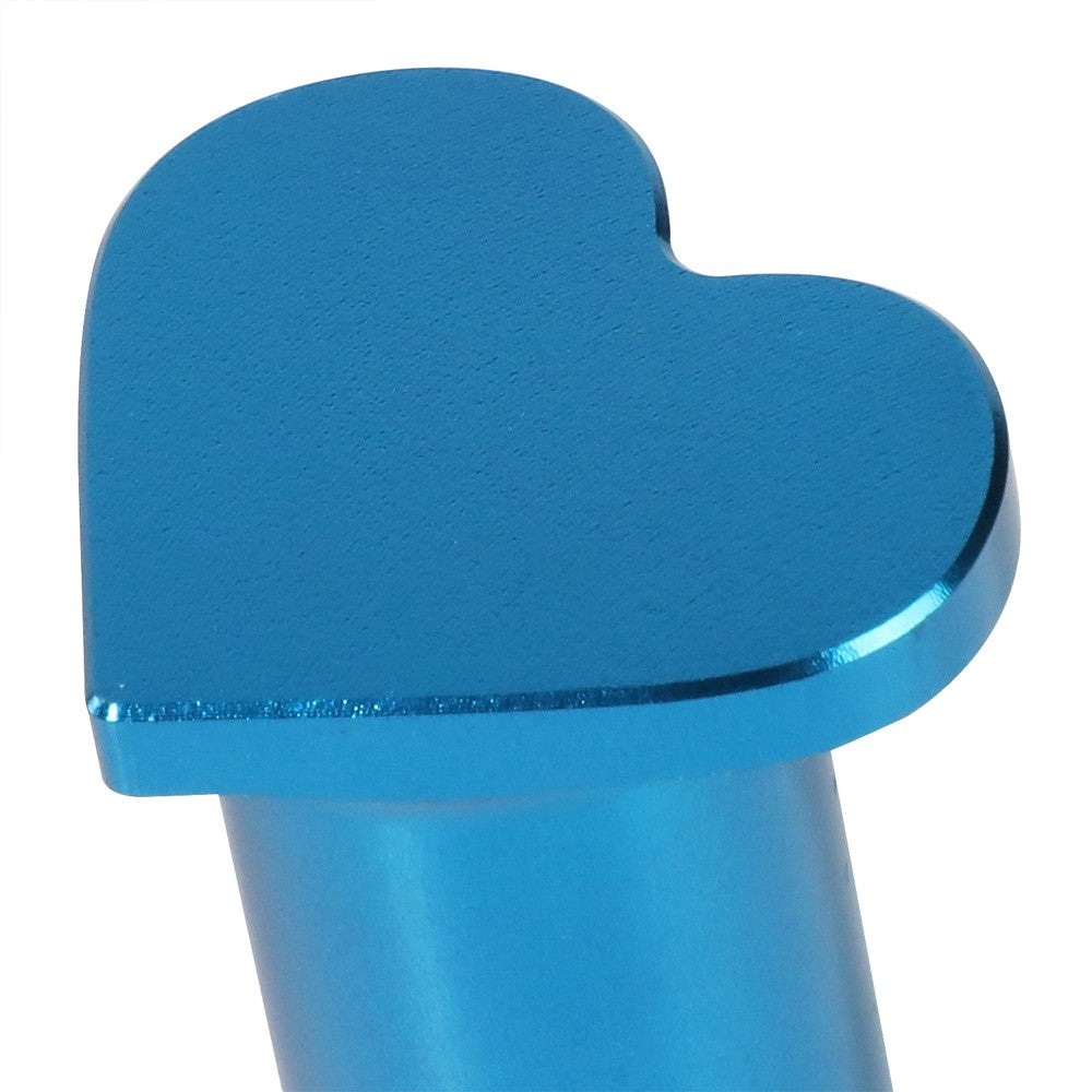 NRG DB-H002BL Aluminum Blue Heart Brake Button For Miata BRZ WRX Corolla
