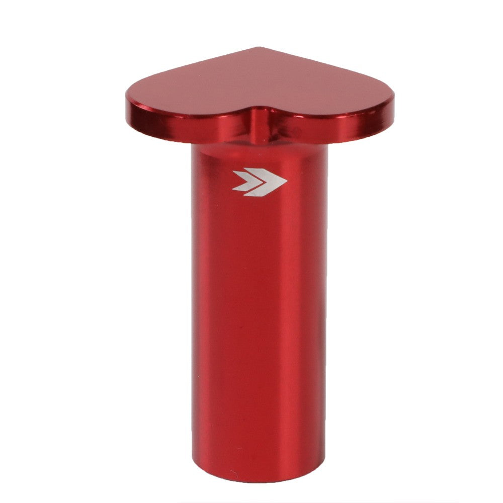 NRG DB-H002RD Aluminum Red Heart Brake Button For Miata BRZ WRX Corolla